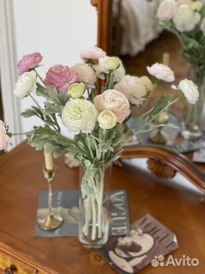 Ранункулюсы искусственные цветы