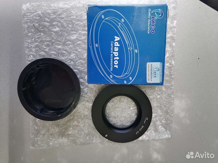 Переходник адаптер с чипом м42 Canon (Зенит-EOS)