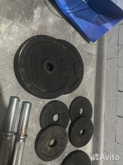 Гантели разборные