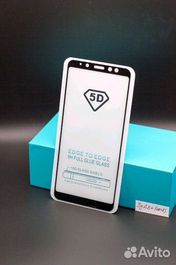 Защитное стекло на samsung Galaxy A8+ (2018)