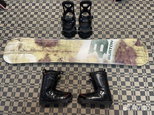 Сноуборд комплект Burton - 159 W + Bonza - 43