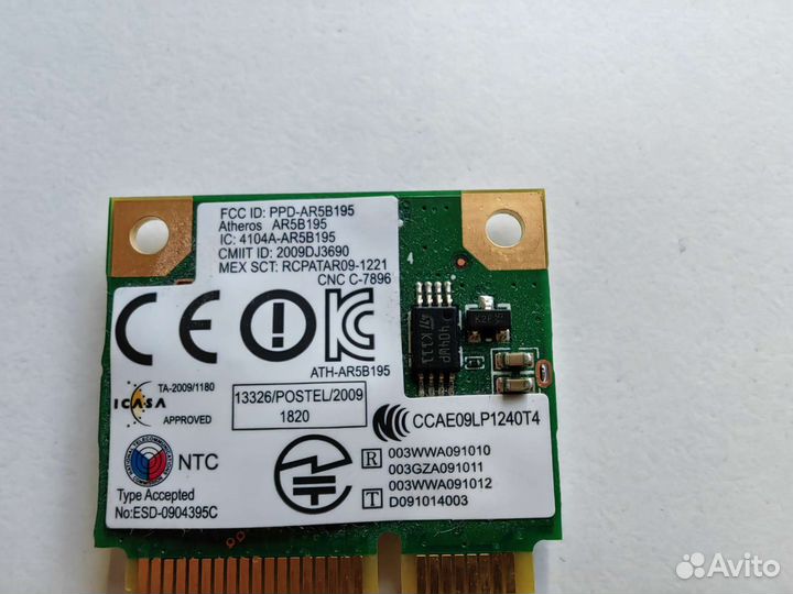 Wifi bluetooth адаптер pci