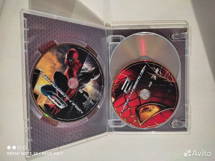 Dvd диск Человек-паук трилогия