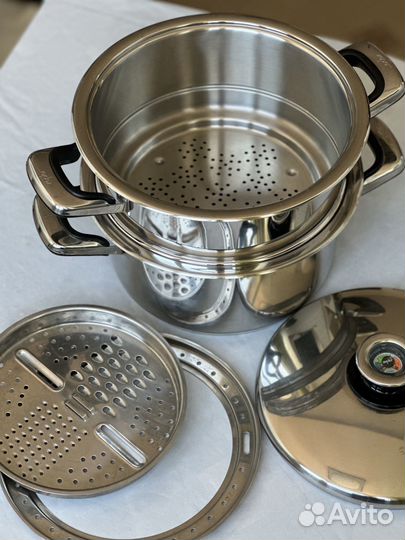 Кастрюля с пароваркой Zepter 5 литров