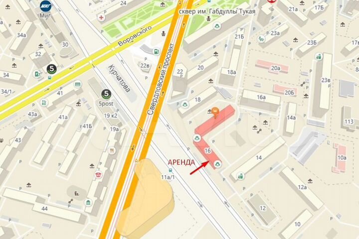 Сдам торговое помещение, 81.8 м²