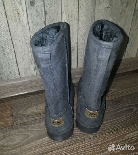 Угги женские, новые, р.38, серые