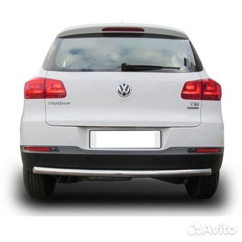Защита заднего бампера Volkswagen tiguan (2011)