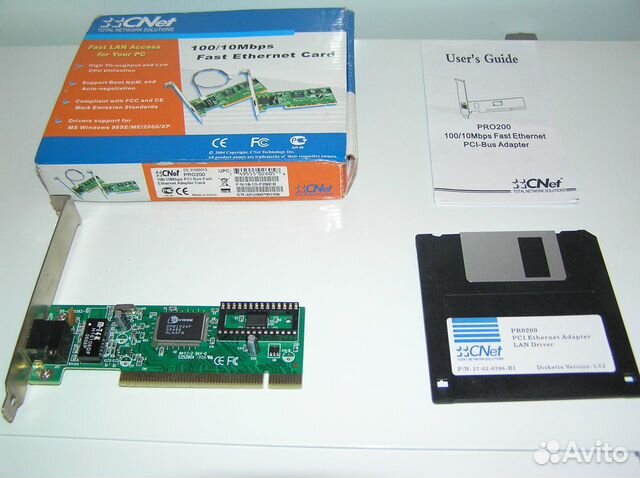 Сетевая карта CNet 18-1D-P200CB
