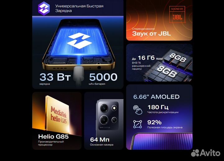 Infinix NOTE 30i, 8/256 ГБ