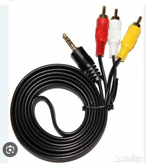 Jack 3.5 - RCA, кабель соединительный, стерео, ау