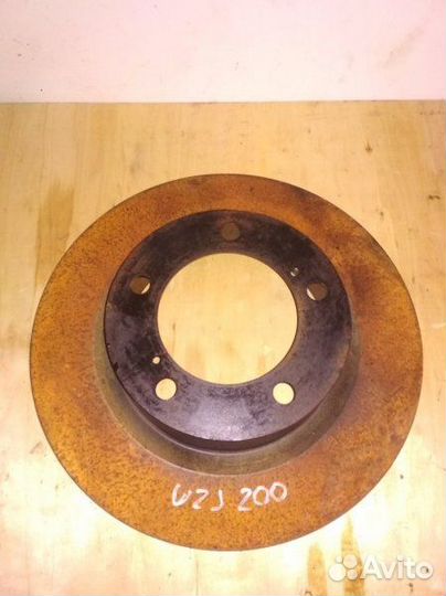 Диск тормозной передний Toyota Land Cruiser GRJ200