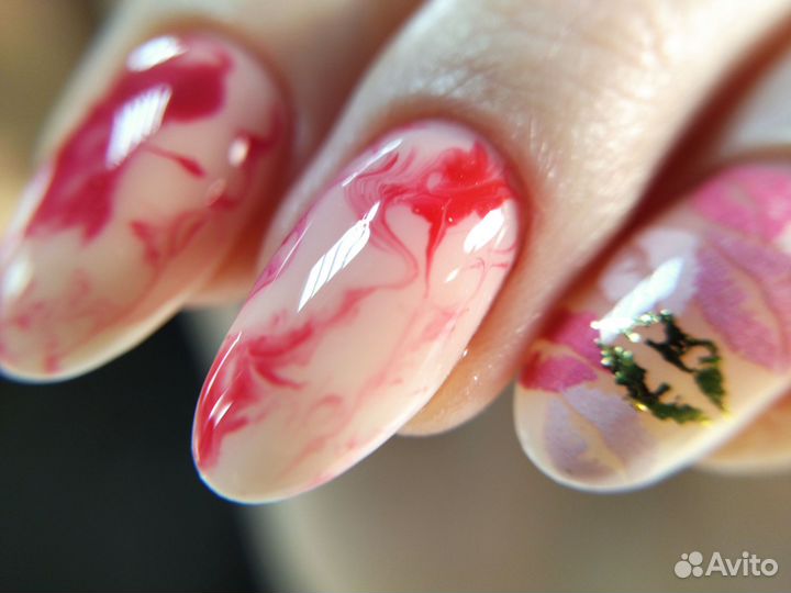 Маникюр+ гель-лак, наращивание ногтей