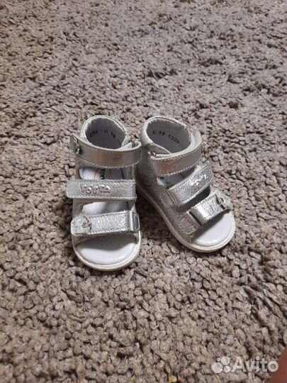 Босоножки для девочки 19 размер