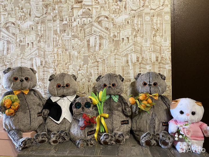 Кот Басик с Букетом