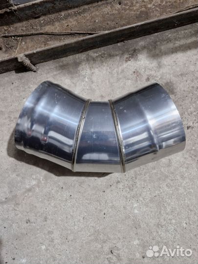 Дымоход умк колено 160мм нержавейка