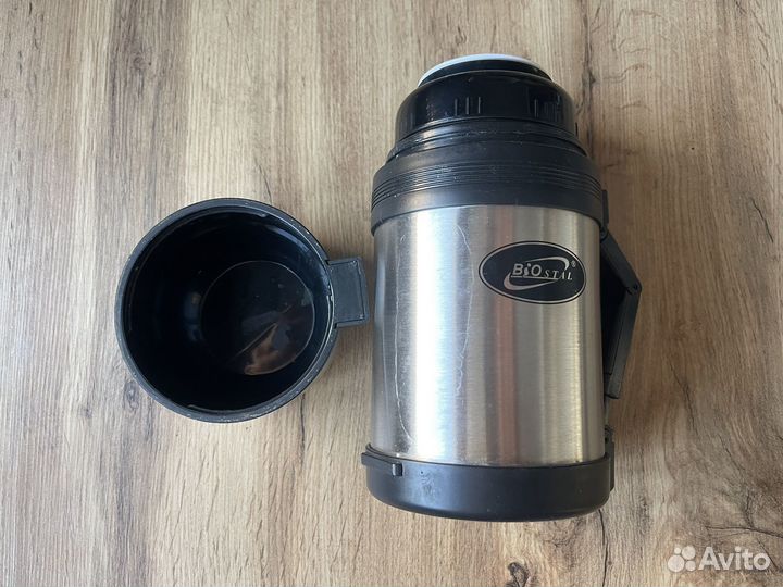 Термос 1л универсальный пищевой с широким горлом