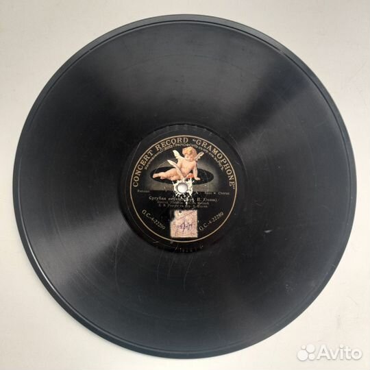 Пластинки грамофонные дореволюционные