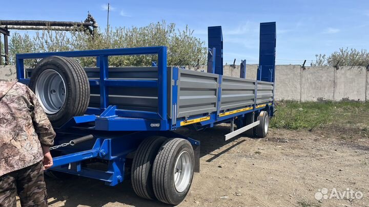 Прицеп бортовой Авиком 88712-01 с поворотным кругом, 2023