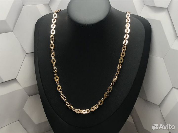 Золотая цепь 585 пробы, массой 24,4 грамма (60см)