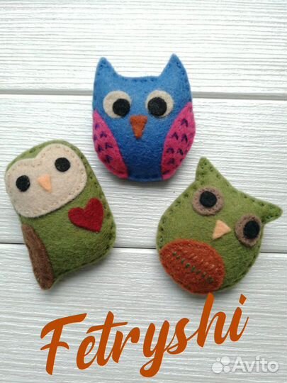 Броши из фетра