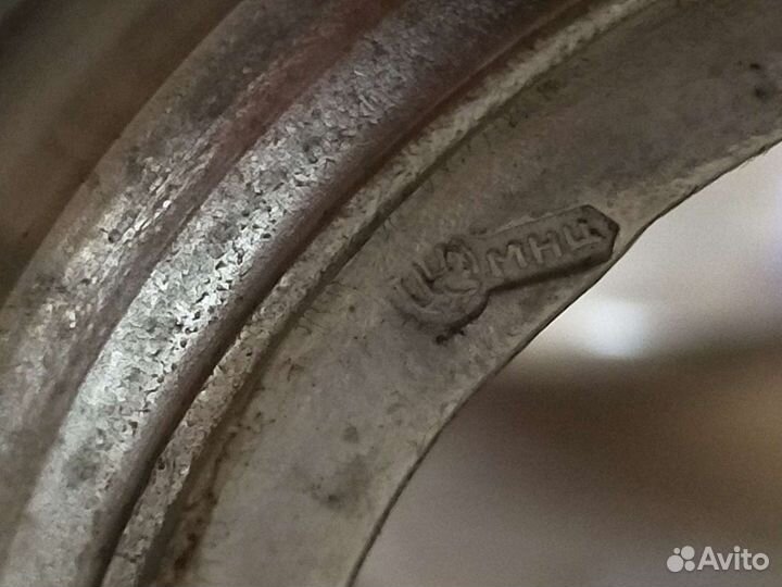 Подстаканники из мельхиора со стаканом и ложкой