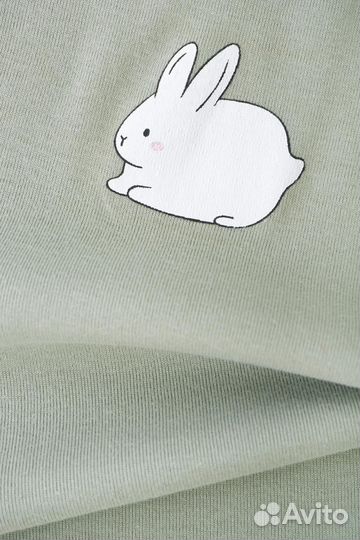 Майка для девочки Crocki (смешные зайки, 122-128)