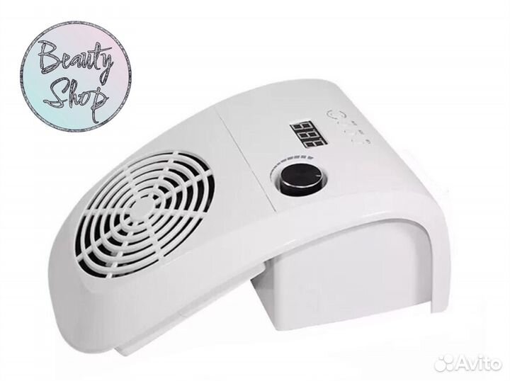 Пылесос для маникюра с лампой