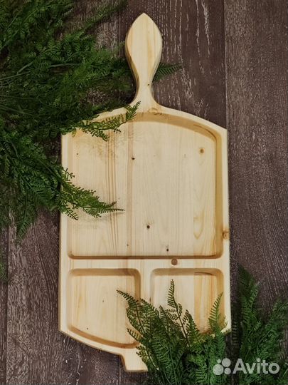 Сервировочная доска из дерева 55х25см