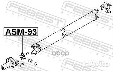 Крестовина карданного вала 30x85 (mitsubishi