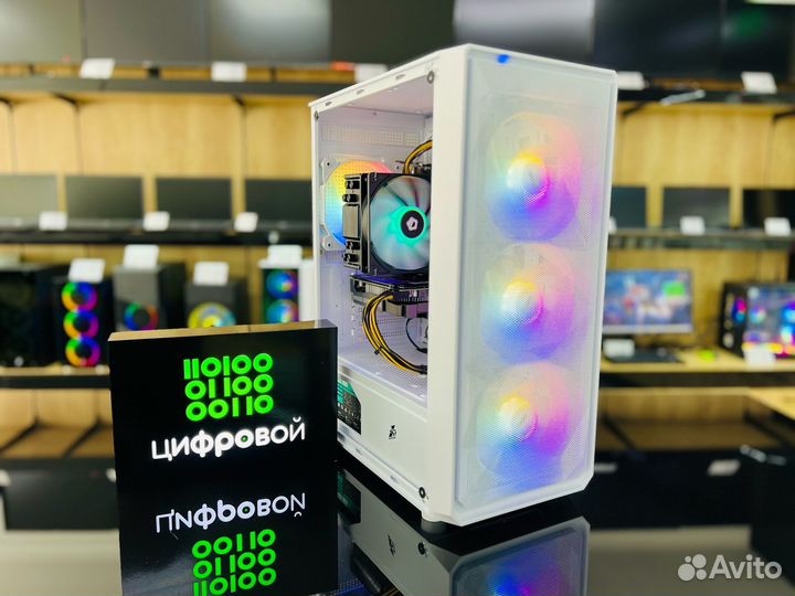 Игровой пк Core i3-12100F/DDR4-16/RTX 4060/M.2-512