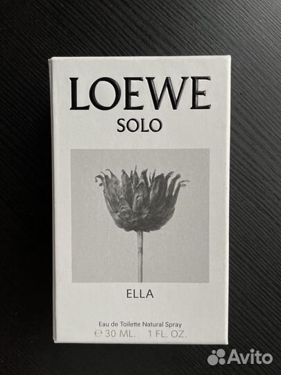 Туалетная вода loewe solo ella