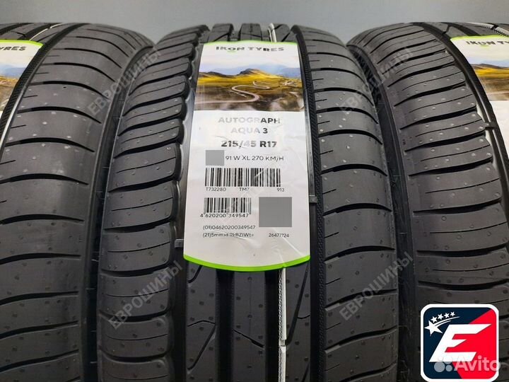 Ikon Tyres Autograph Aqua 3 215/45 R17 91W