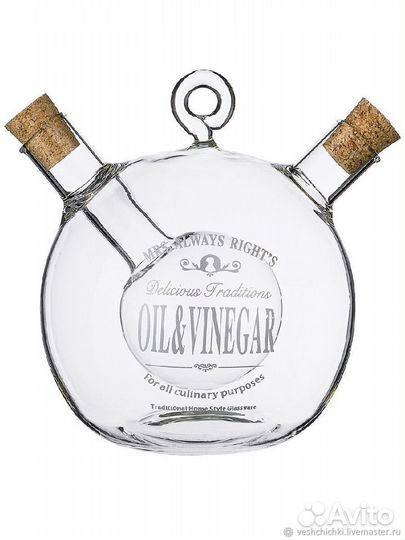 Емкость для масла.Стекло. Новая
