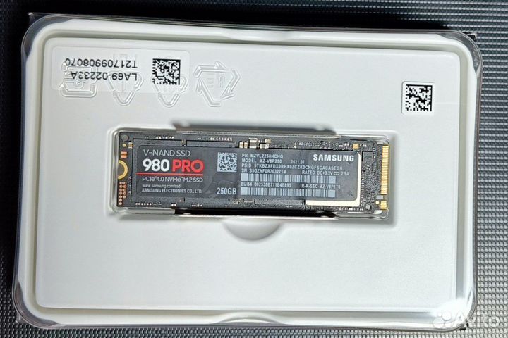 Samsung 980 pro Ssd m2 nvme 256gb
