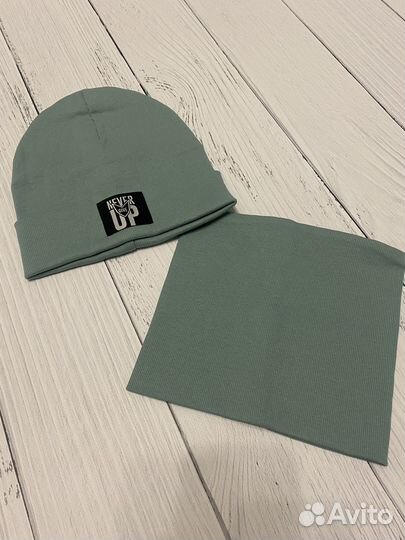 Шапка и снуд детская на осень