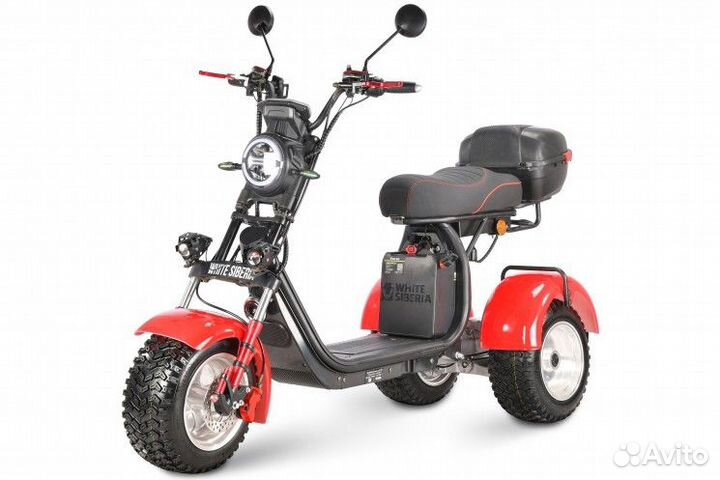 Электроскутер Citycoco WS-PRO+ trike 3000w 21ah