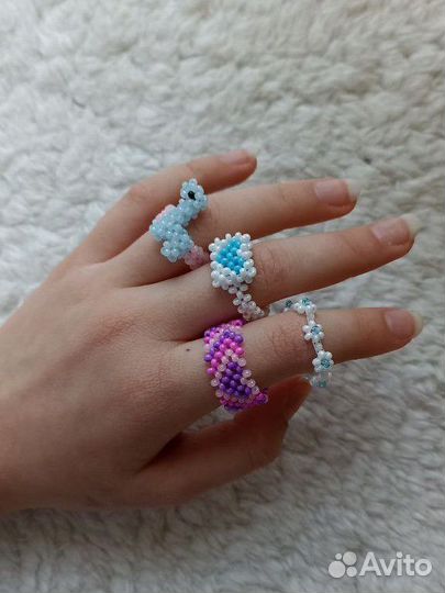 Колечки из бисера