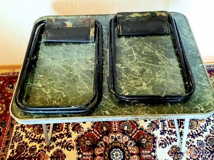 Стол складной туристический + два стула