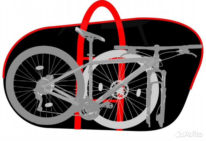 Вело чехол туристический (компактный) 26 дюймов