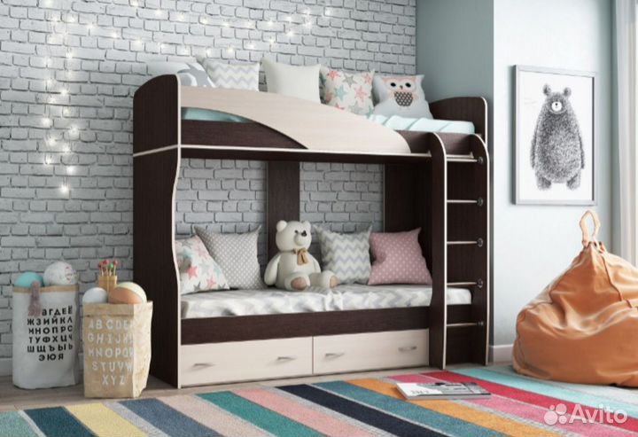 Двухъярусная кровать бу
