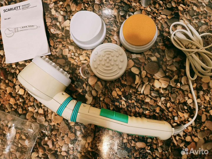 Электромассажер scarlett с 4 насадками