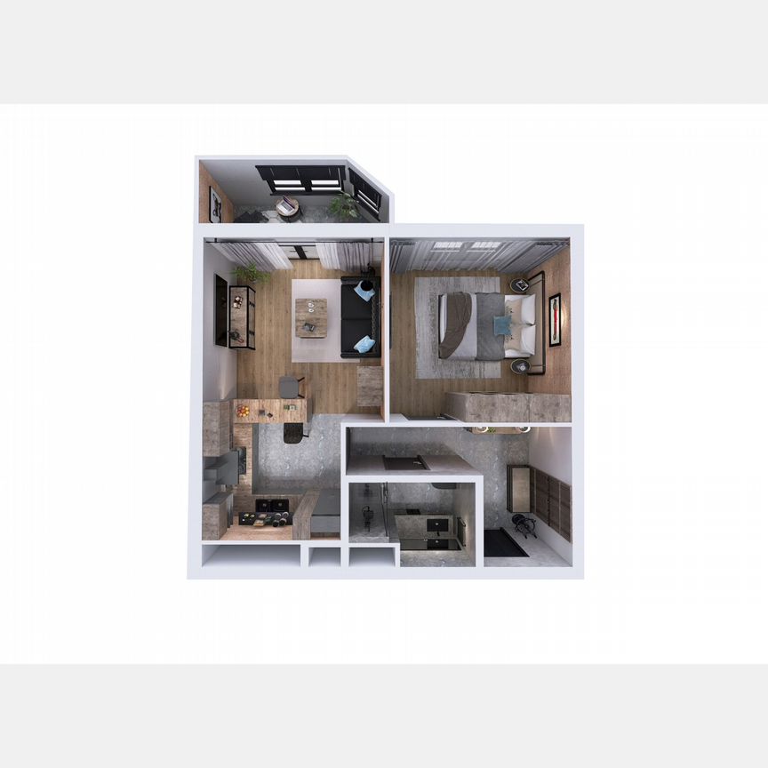 1-к. квартира, 46,7 м², 5/5 эт.