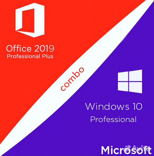 Windows 10 Pro + Office 2019 Professional Plus