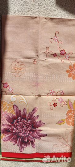 Шаль гобеленовая 1,75х0,35,шёлк, шерсть, Бельгия