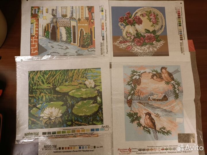 Канва с нанесенным рисунком