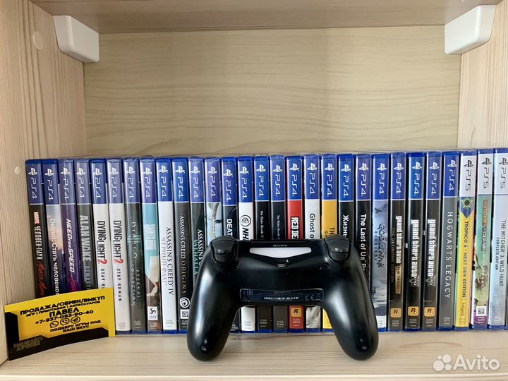 Геймпад PS4 Оригинал PlayStation Black/Черный