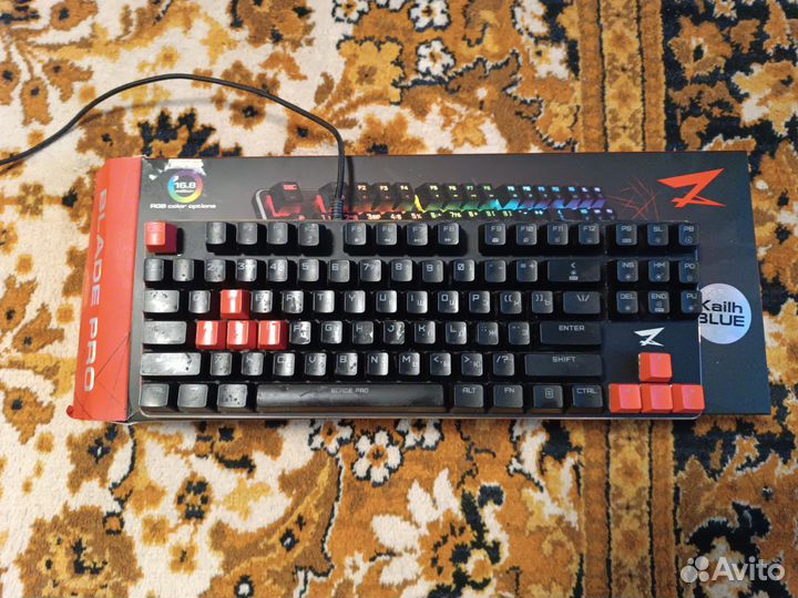 Игровая механическая клавиатура zet blade pro