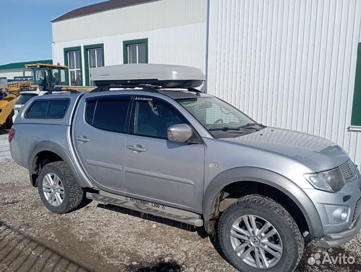 Автобокс Аэробокс 390л серый Mitsubishi L200