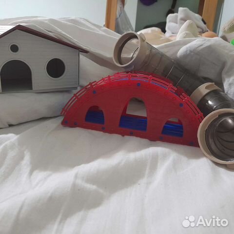 Домик, тунель, мостик для грызунов