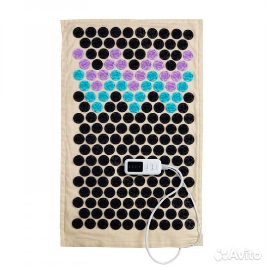 Акупунктурный массажный коврик с подогревом EcoSap